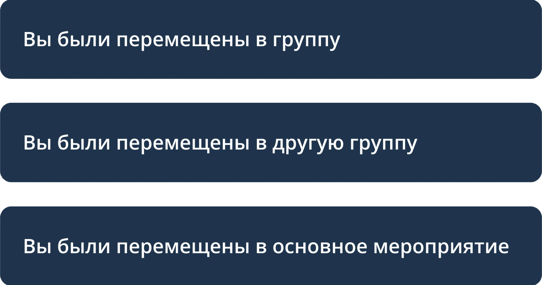Деление участников на группы