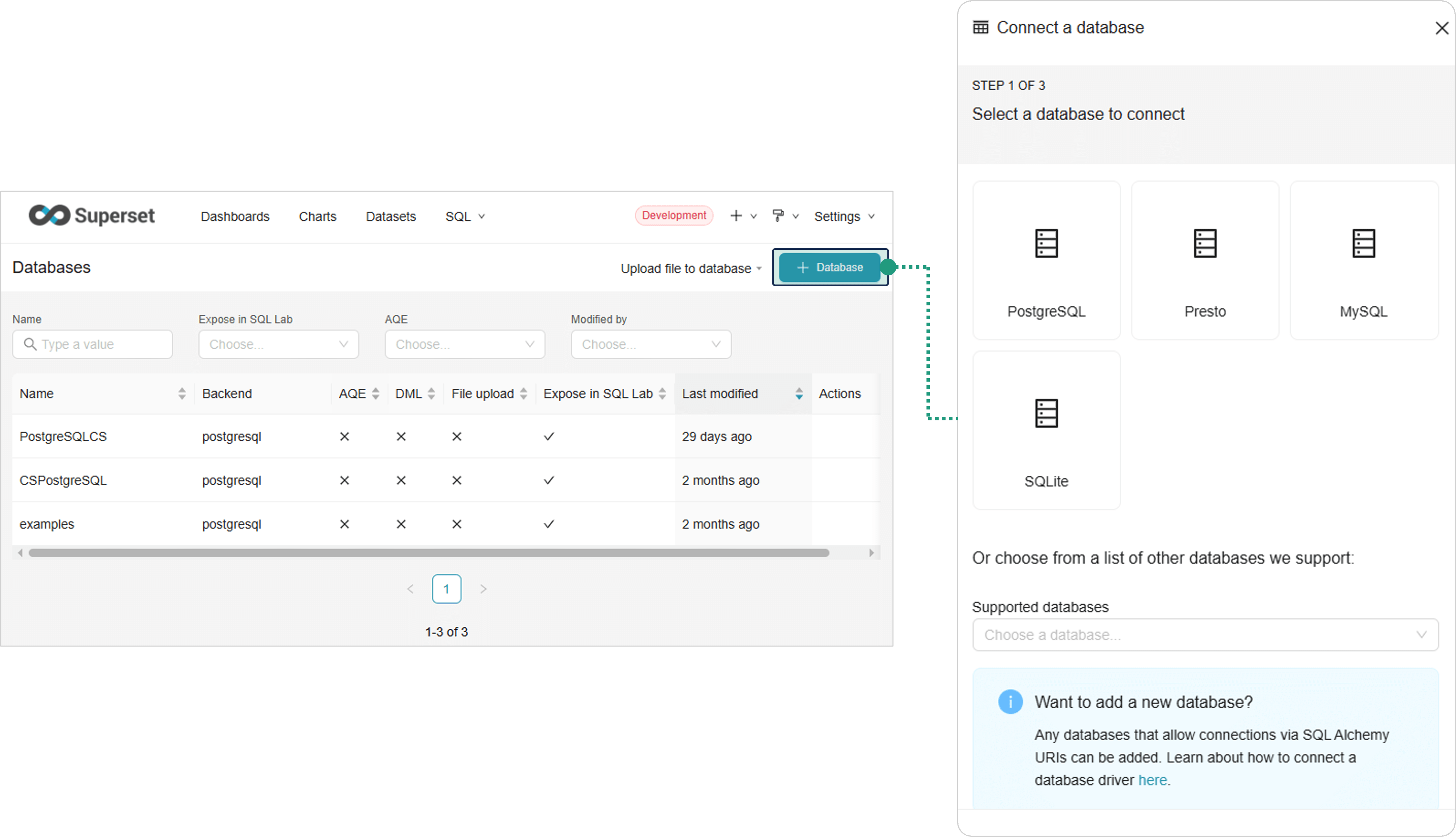 Apache Databases