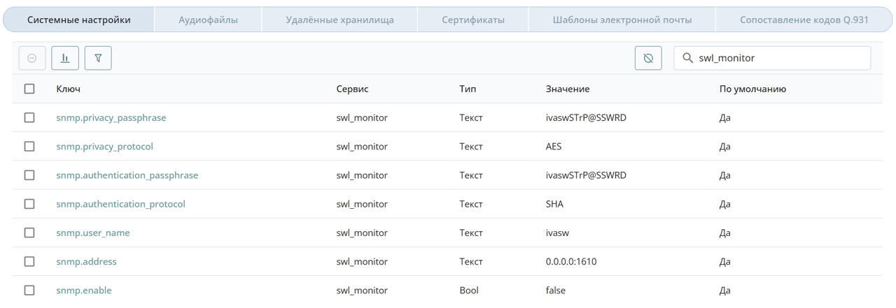 Базовые настройки swl_monitor