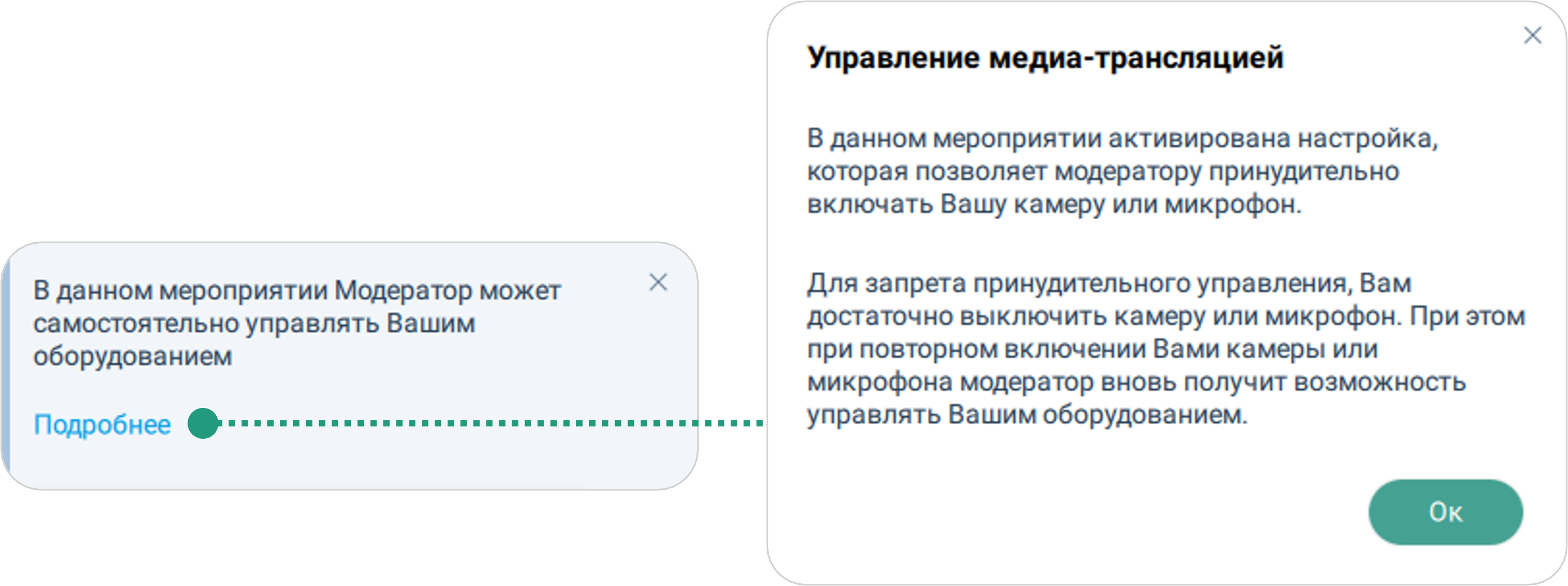 Принудительное управление оборудованием