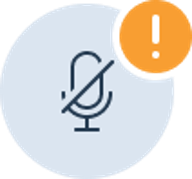 Иконка Микрофон в звонке NA