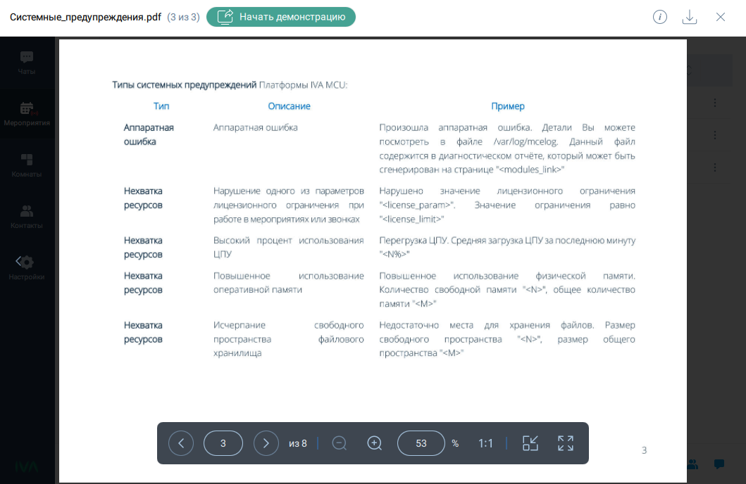 Просмотр файла текстового формата