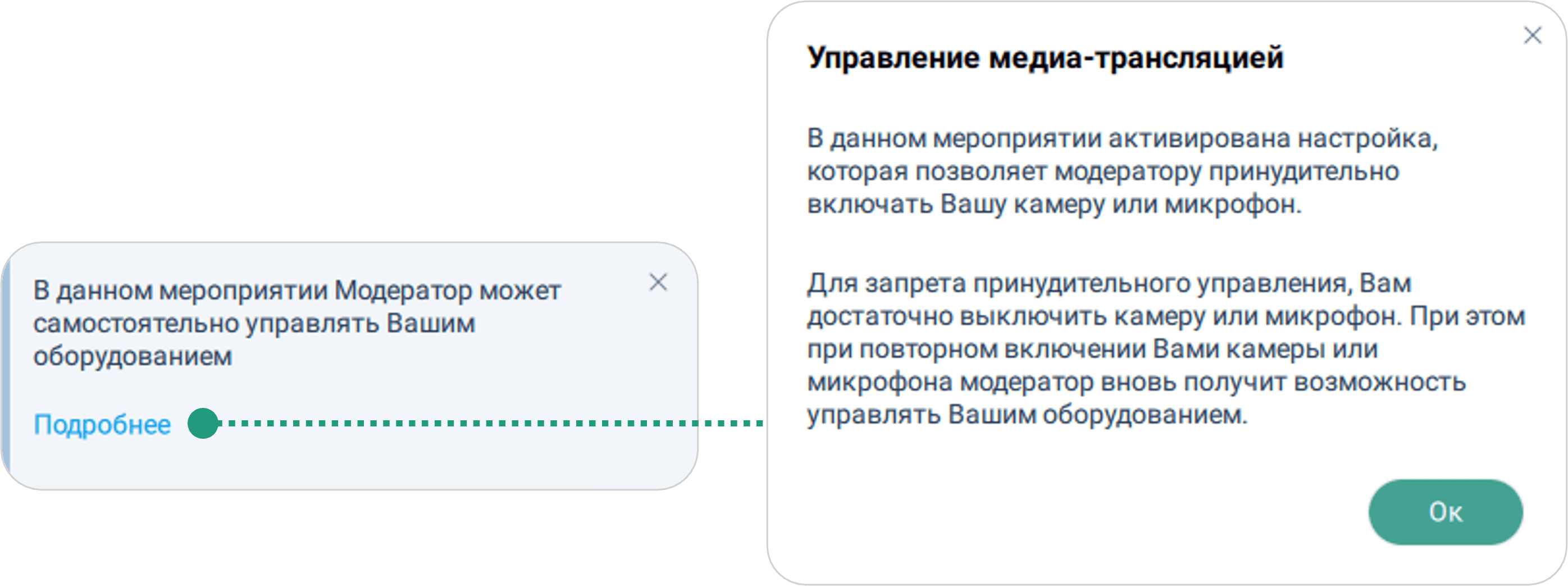 Принудительное управление оборудованием