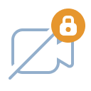 Иконка Запрещена аудиотрансляция