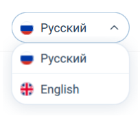 Язык интерфейса