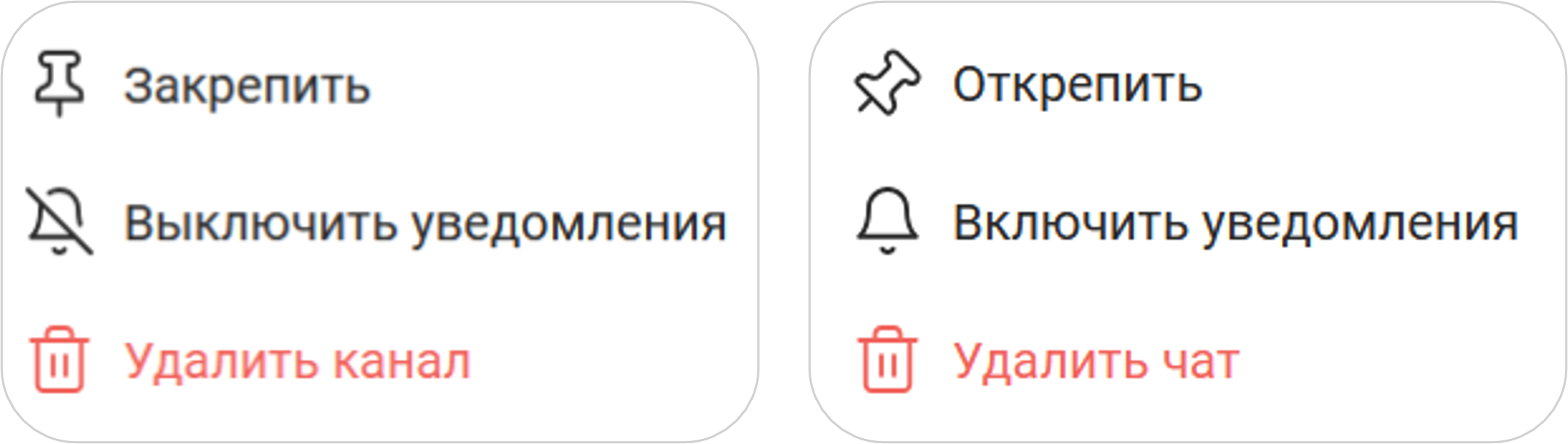 Удалить чат