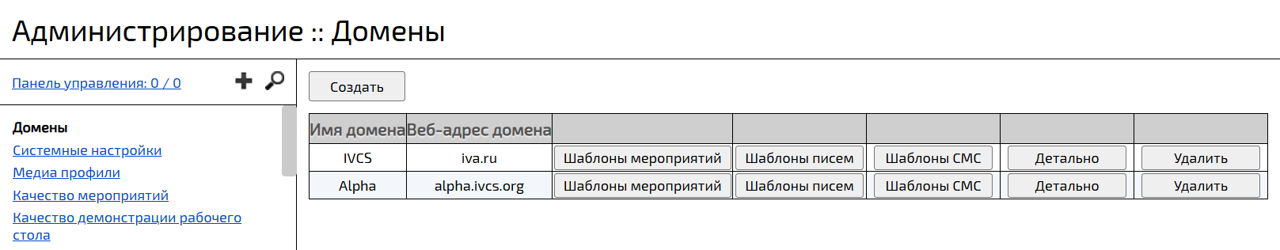 Шаблоны в домене