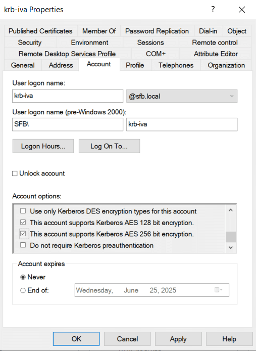 Шифрование keytab-файла