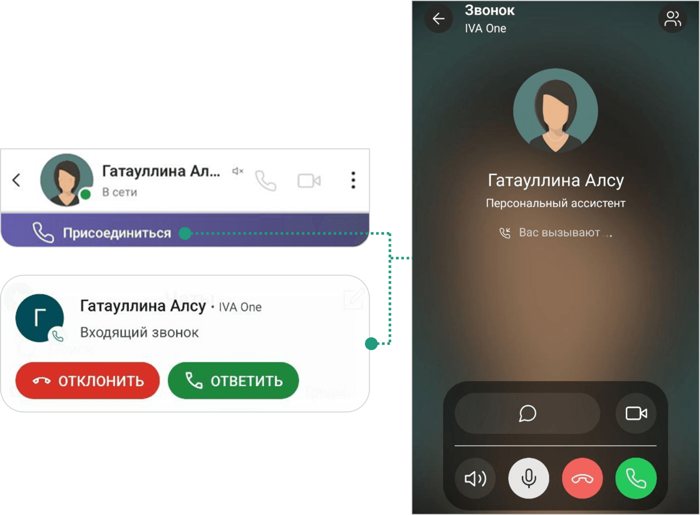 Входящий звонк