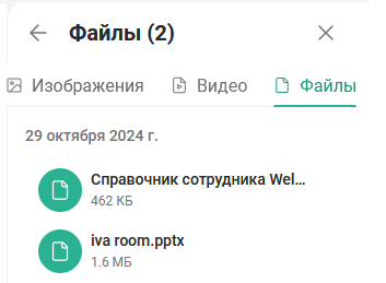 Галерея чата