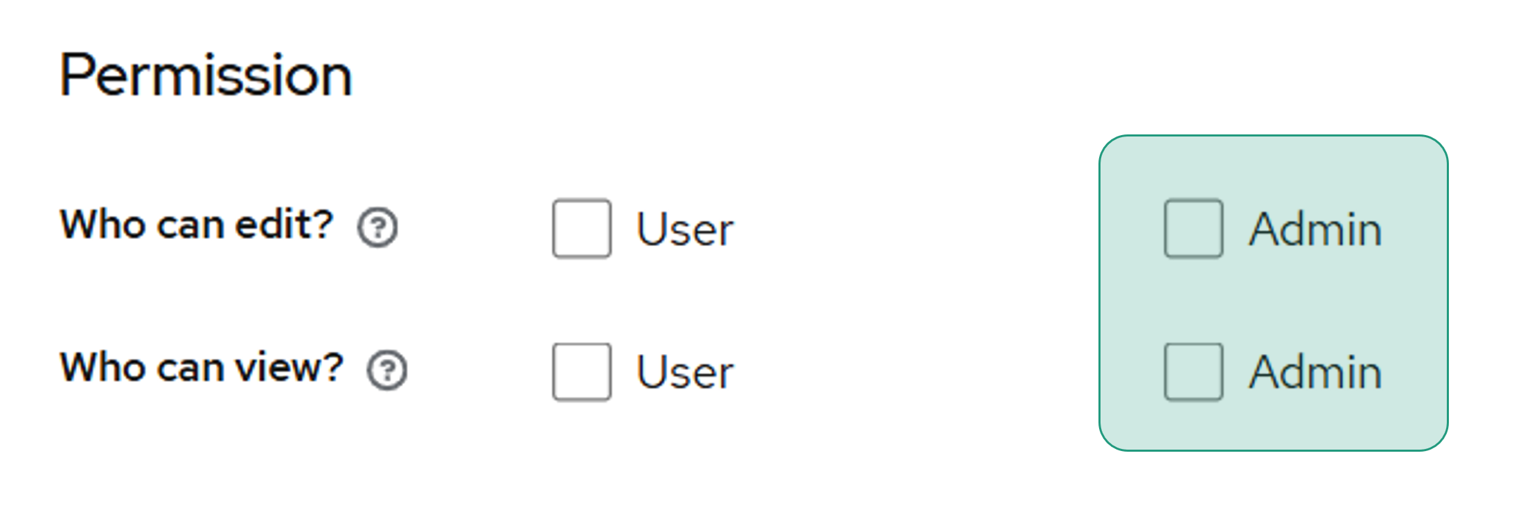 Настройка прав