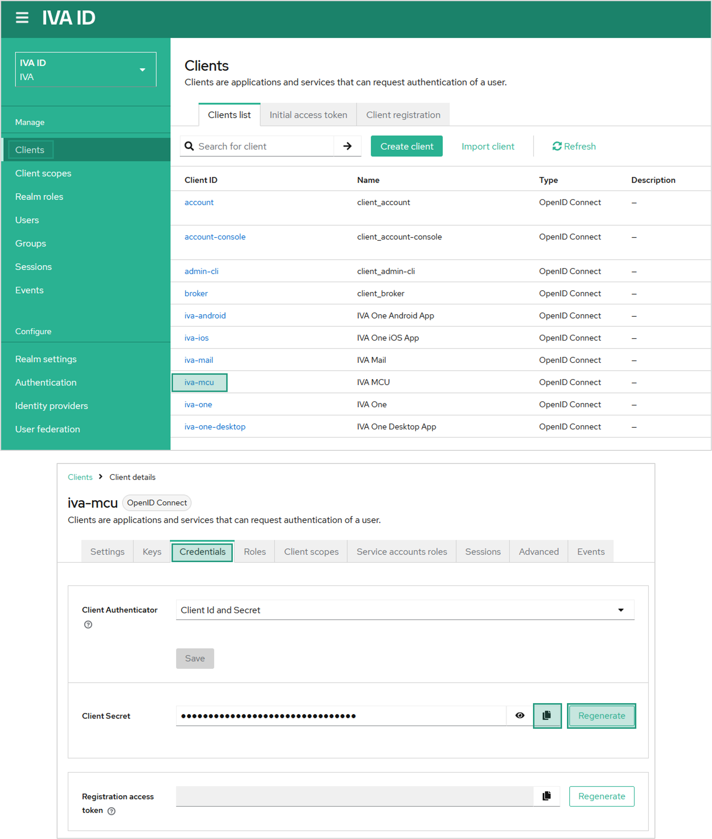 Закрытый ключ клиента