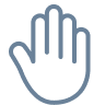 Иконка Навигация по слайду (рука)