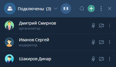 Раздел Участники