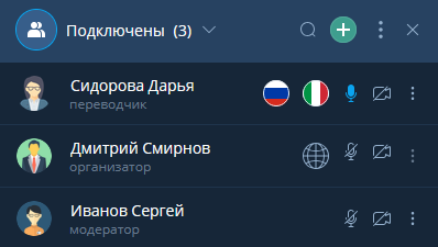 Раздел Участники