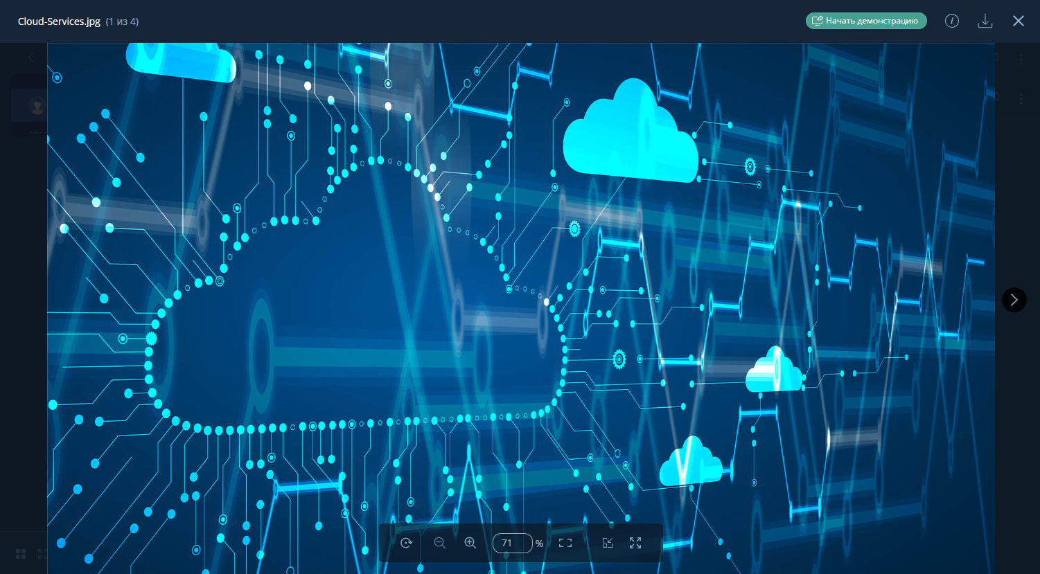 Просмотр файла с изображением