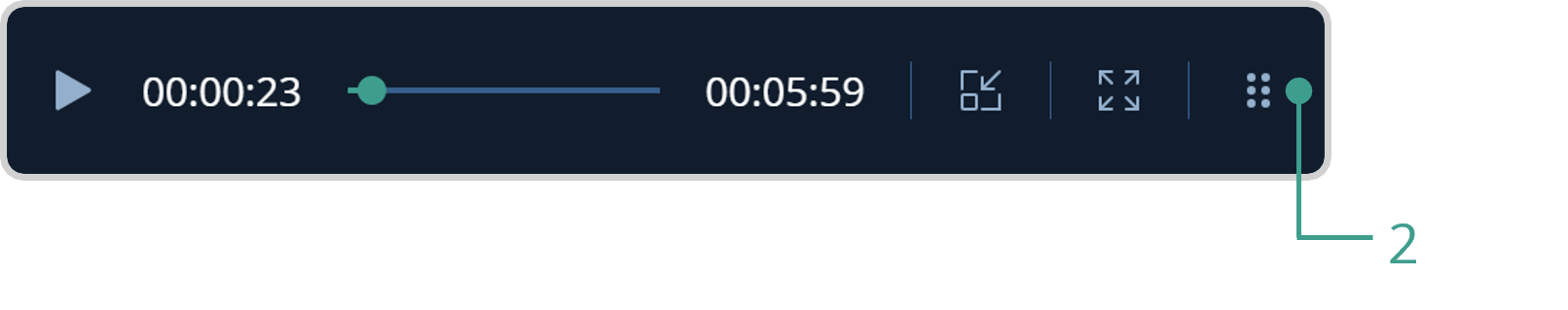 Панель управления демонстрацией файлов с изображением