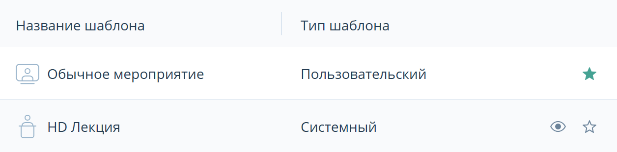 Шаблон по умолчанию
