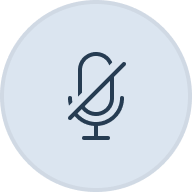 Иконка Микрофон отключен (звонок)