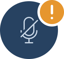 Иконка Микрофон недоступен